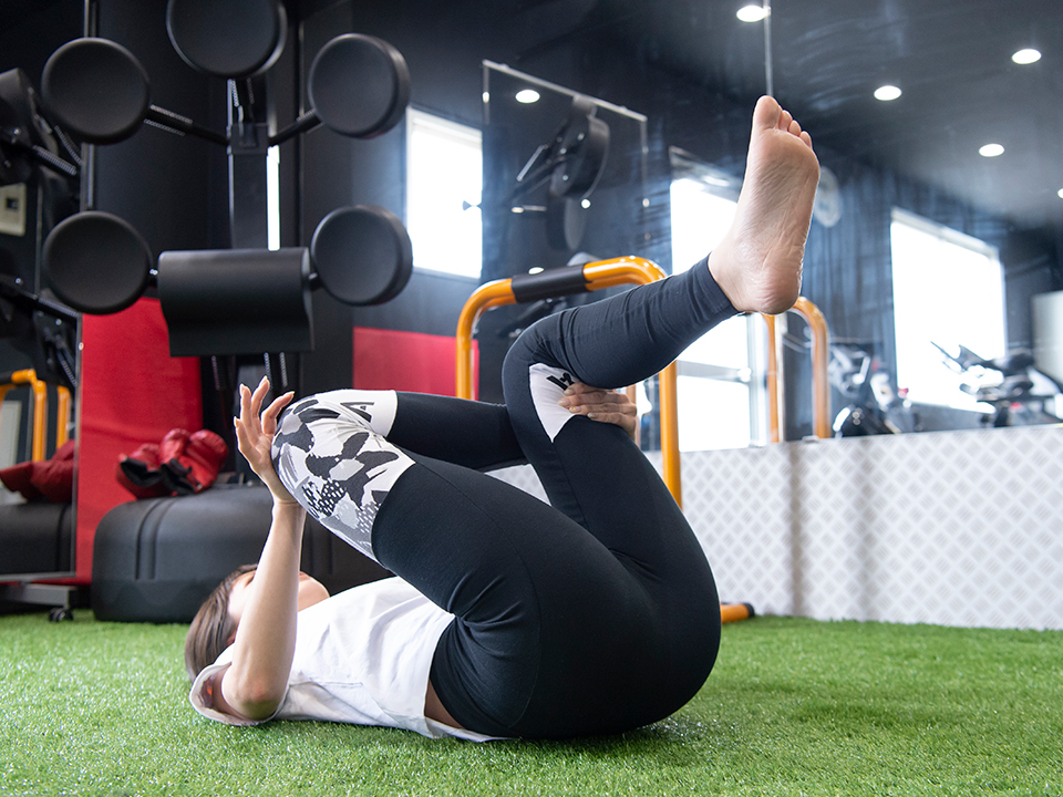 よろづやgym（ジム）のスパイダーストレッチ